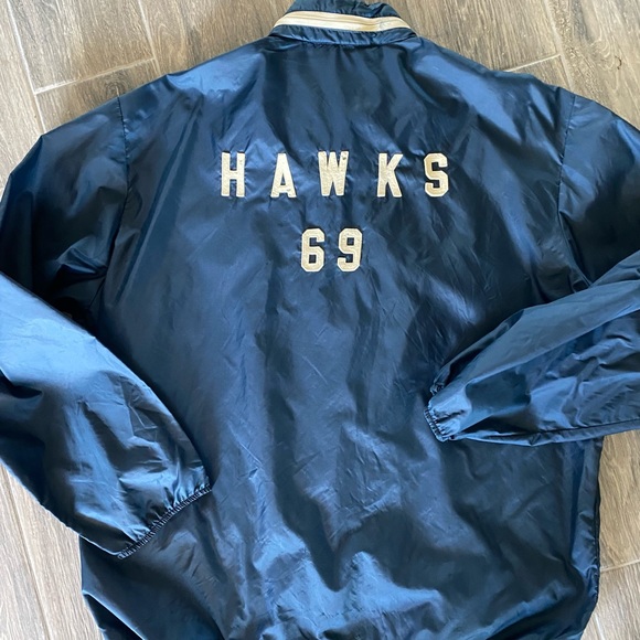 HAWKS Vintage 69 Windbreaker Blue! Pla-Jac by Dunbrooke XL - Picture 4 of 9